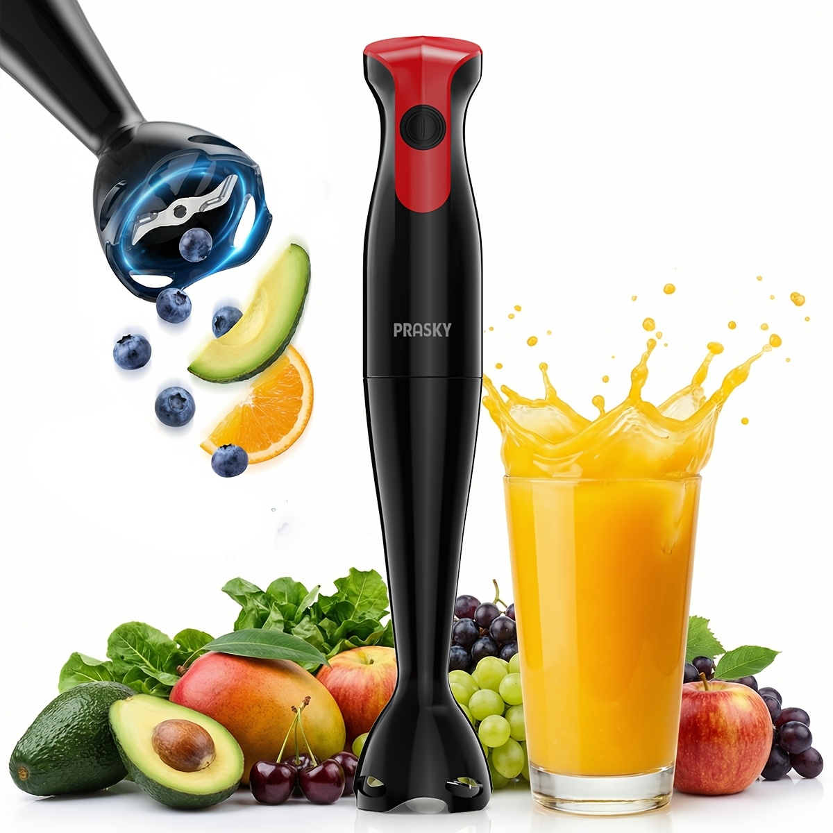 Meal Prep Smoothies - Blender Tangan Elektrik Portable, Mixer Stick