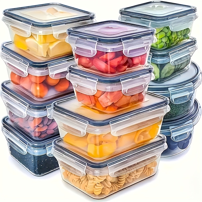 Glass Container Set - Set 8 Buah Termasuk 4 Wadah