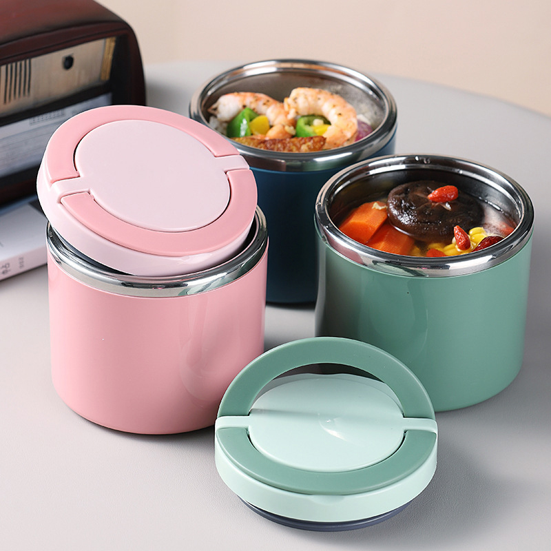 Meal Prep Soup - 630/1000ml Kotak Makan Stainless Steel Vakum