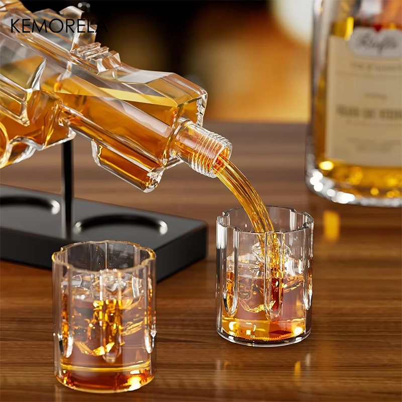 KEMORELA Set kaca wiski, dekan - Glass Container Set ulasan dan harga