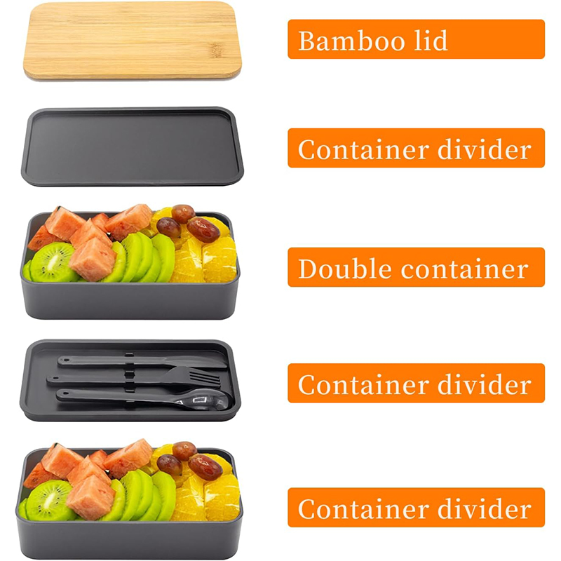 Kotak Bento Dapat Ditumpuk den - Meal Prep Burrito ulasan dan harga