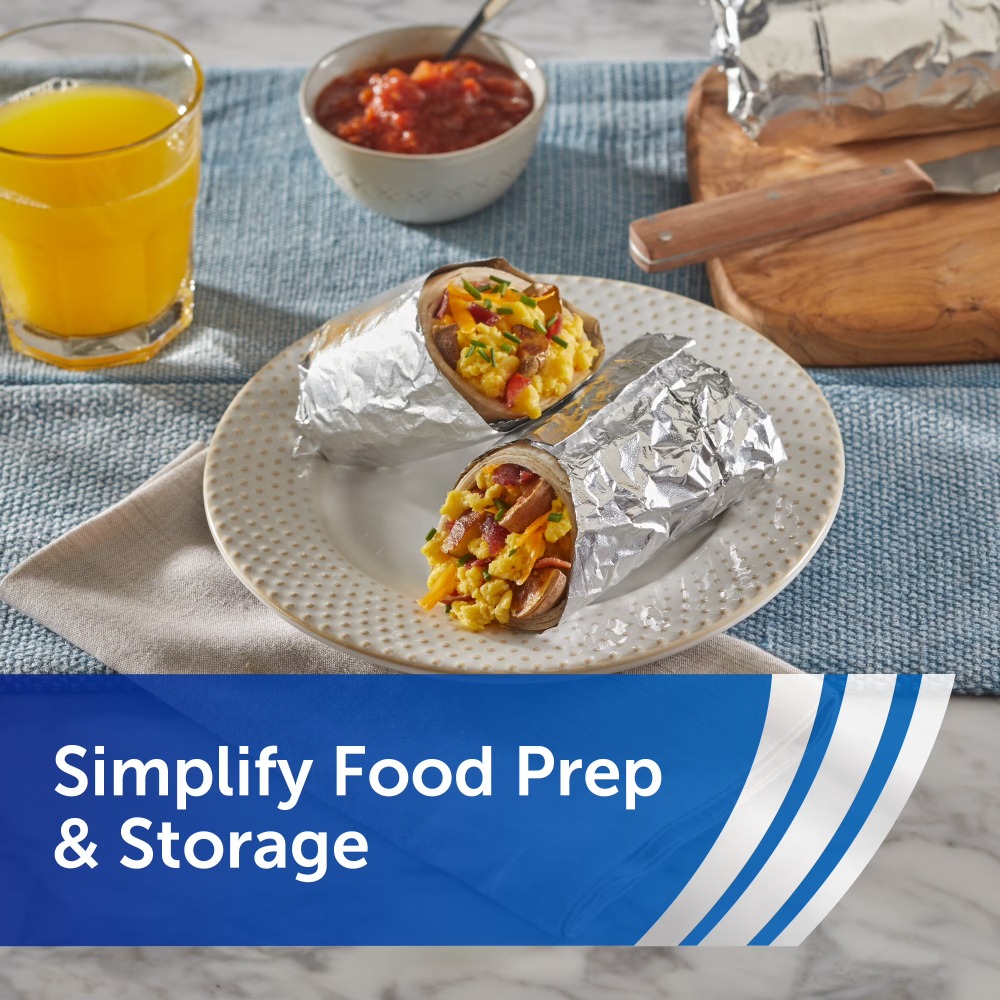 Lembaran Aluminium Foil Pop-Up - Meal Prep Wraps ulasan dan harga