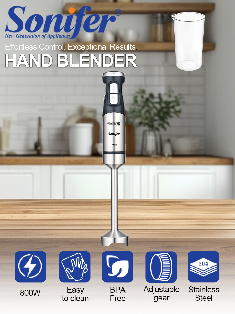 Blender Tangan Sonifer SF-8171 - Meal Prep Smoothies ulasan dan harga