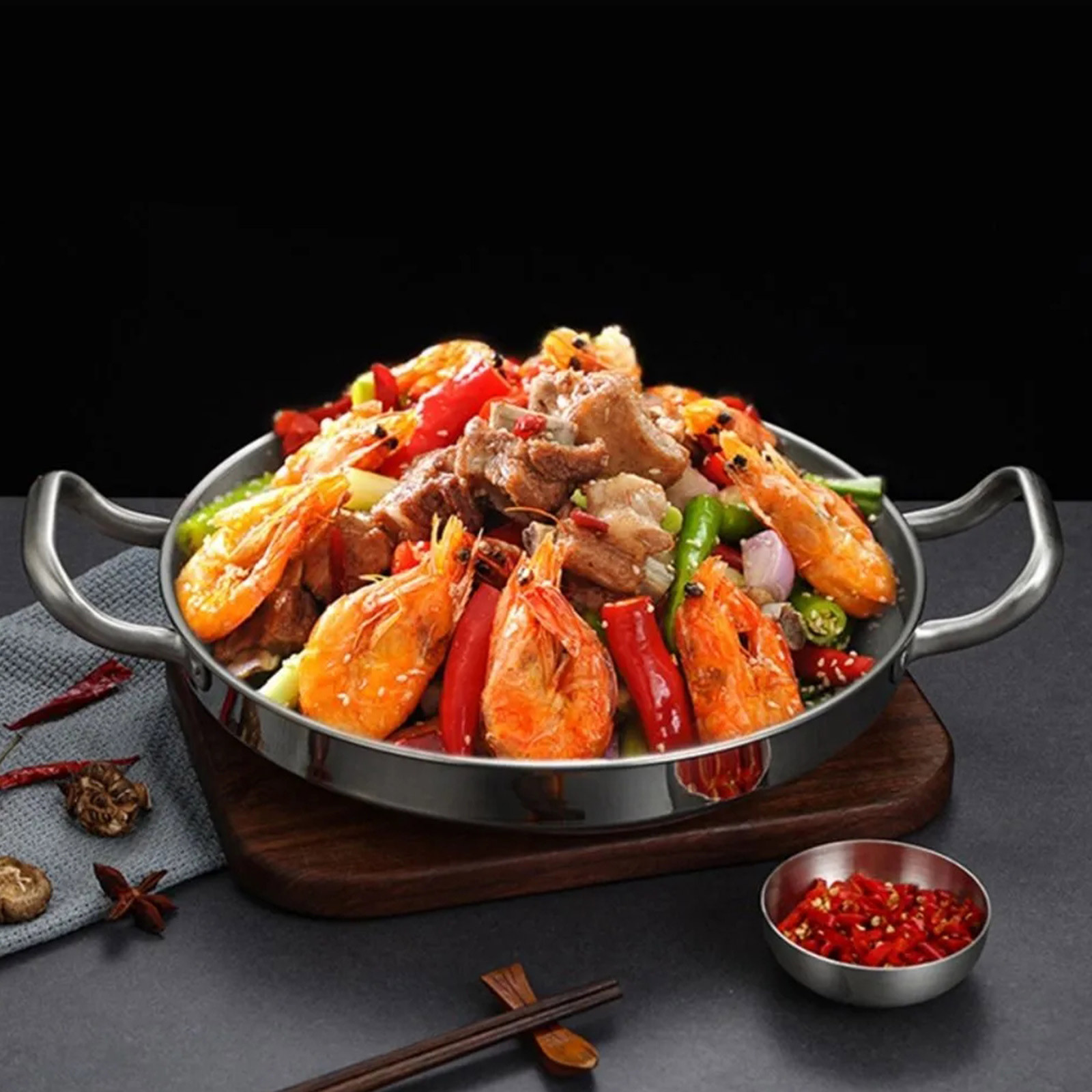 Panci Gaya Korea Baja Tahan Ka - Meal Prep Soup ulasan dan harga