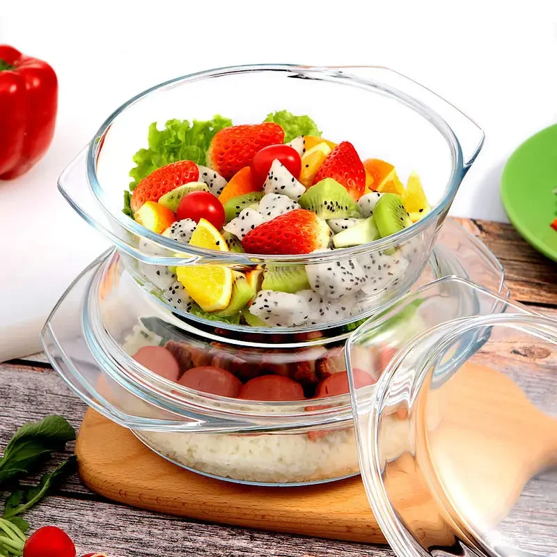 Mangkuk Kaca Tempered dengan T - Meal Prep Soup ulasan dan harga