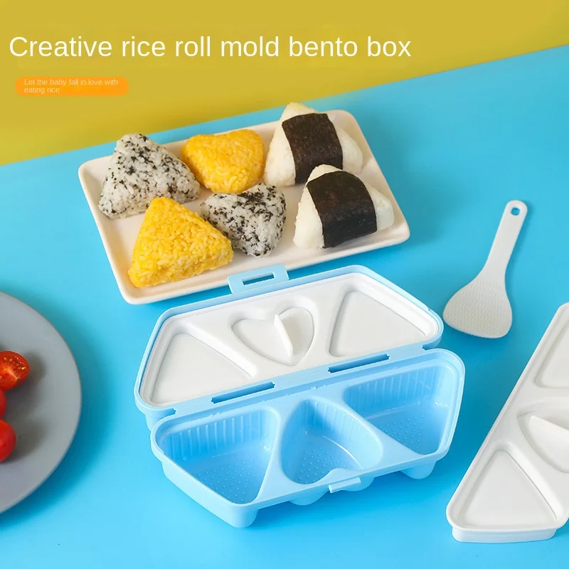 Alat Beras Sushi Cinta Segitig - Meal Prep With Rice ulasan dan harga