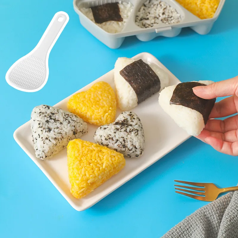 Alat Beras Sushi Cinta Segitig - Meal Prep With Rice ulasan dan harga