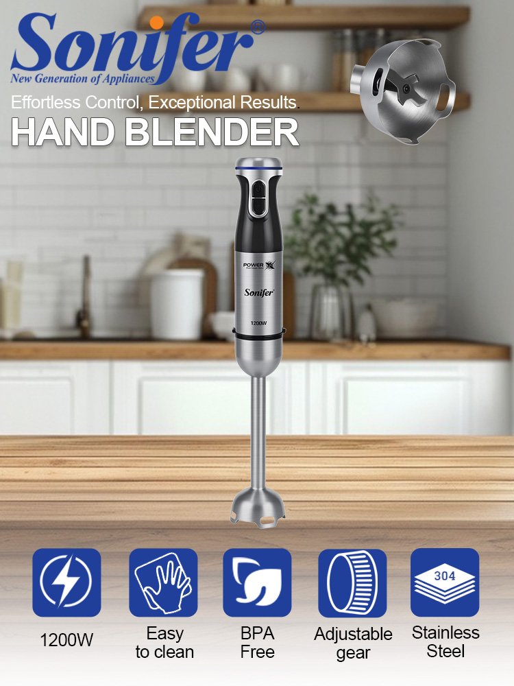 Blender Tangan Sonifer SF-8180 - Meal Prep Smoothies ulasan dan harga