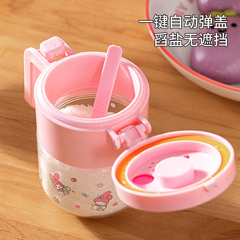 Set Tempat Garam dan Bumbu Hel - Glass Container Set ulasan dan harga