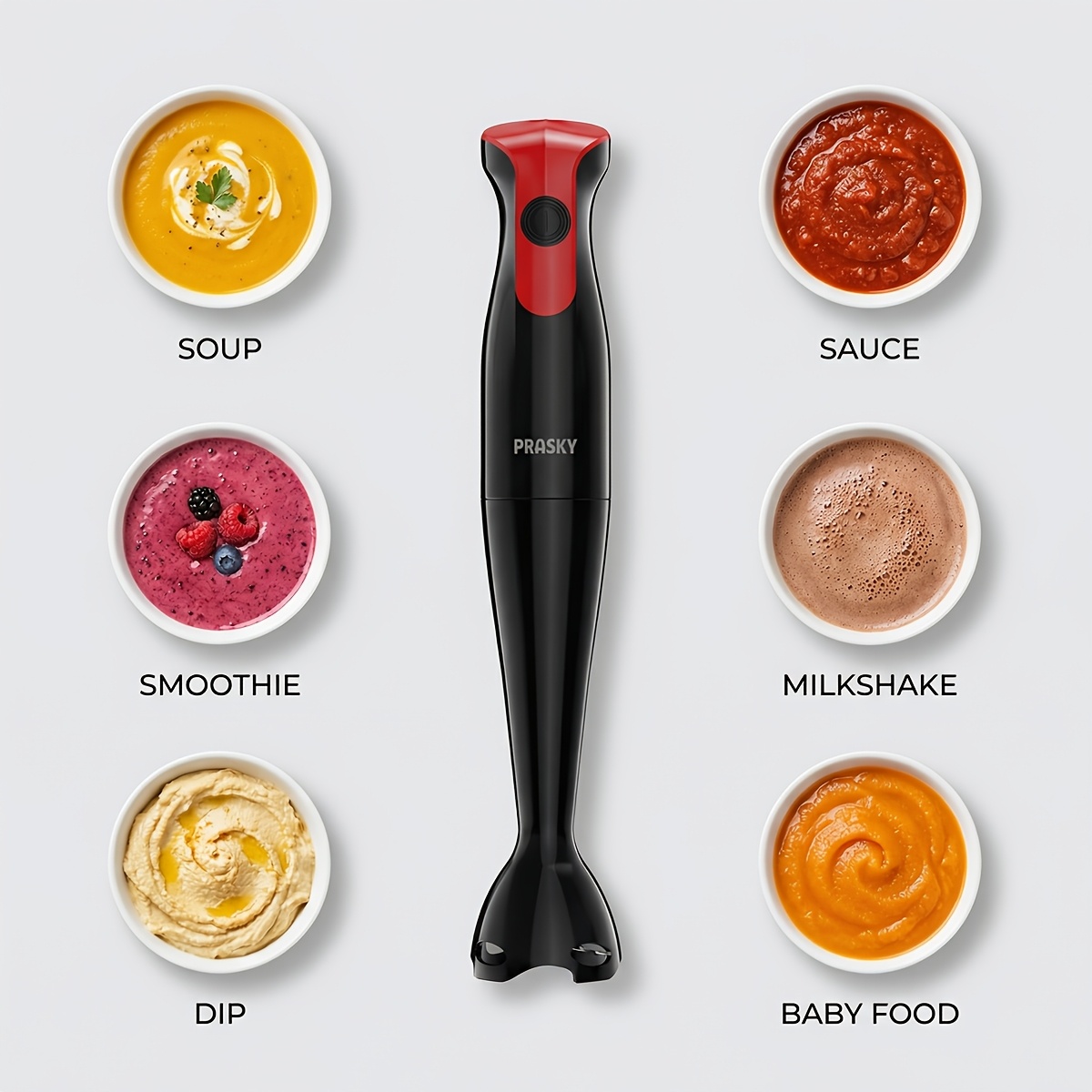 Blender Tangan Elektrik Portab - Meal Prep Smoothies ulasan dan harga