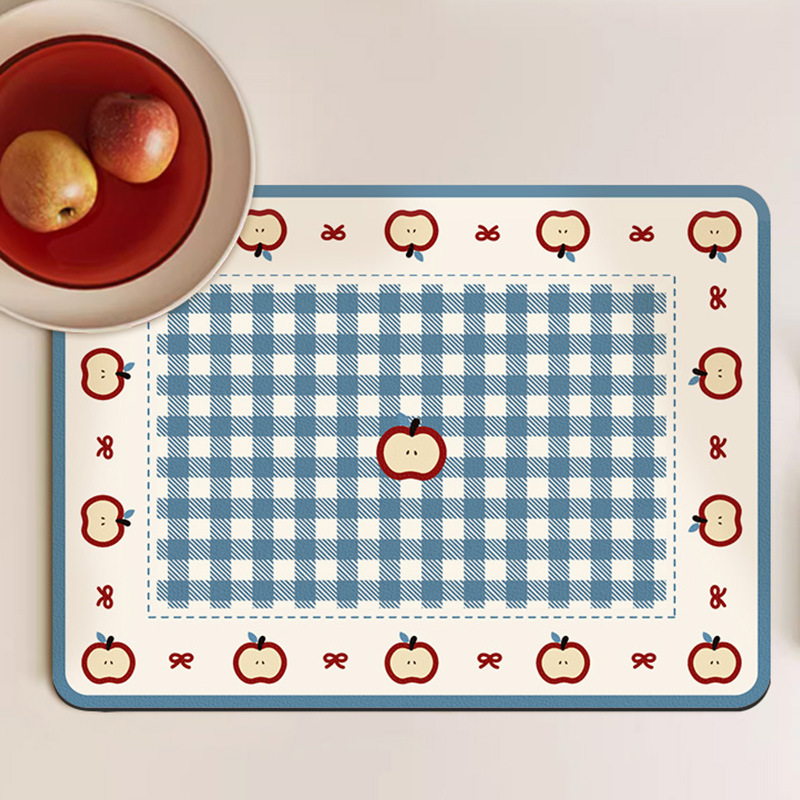Alas Pengering Motif Apel yang - Meal Prep Format ulasan dan harga