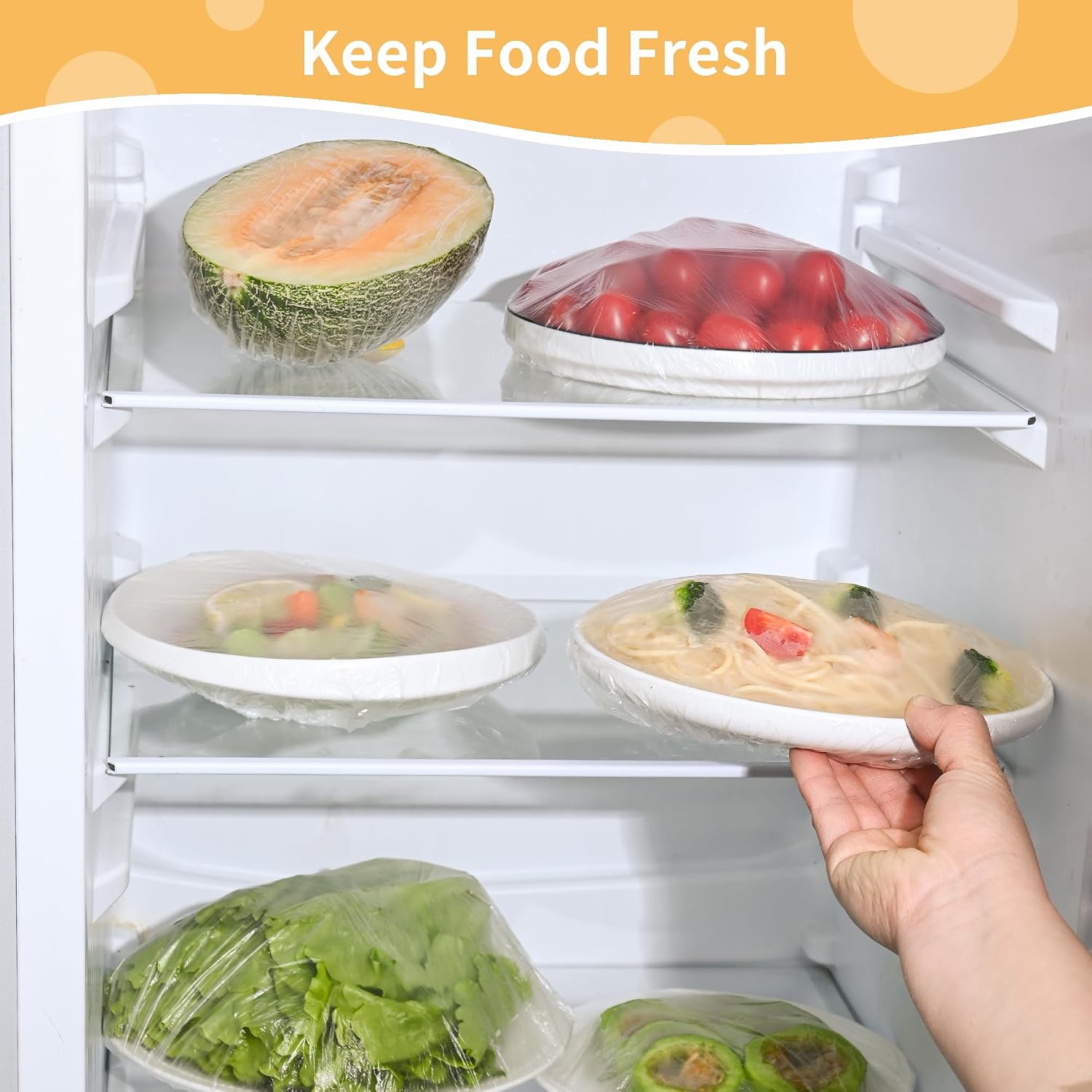 100 Bungkus Plastik Elastis Be - Meal Prep Wraps ulasan dan harga