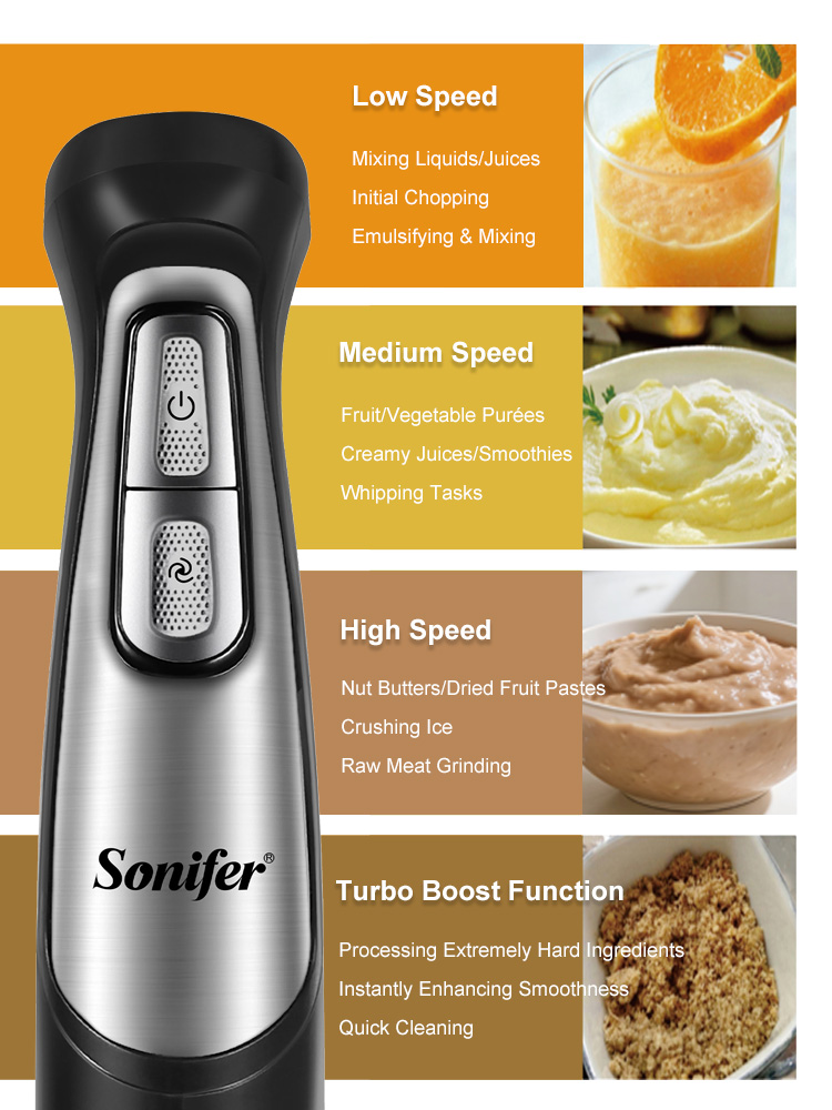 Blender Tangan Sonifer SF-8185 - Meal Prep Smoothies ulasan dan harga