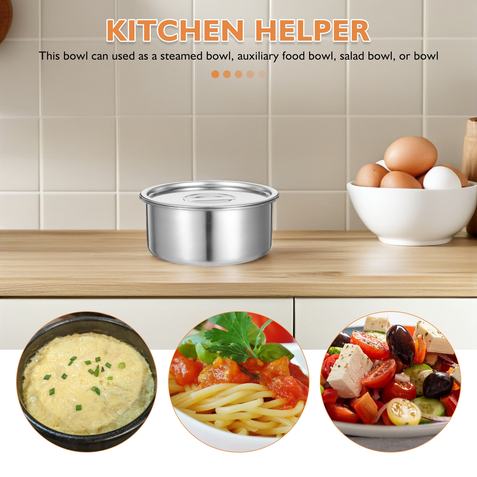 Mangkuk Telur Kukus Stainless  - Meal Prep Soup ulasan dan harga