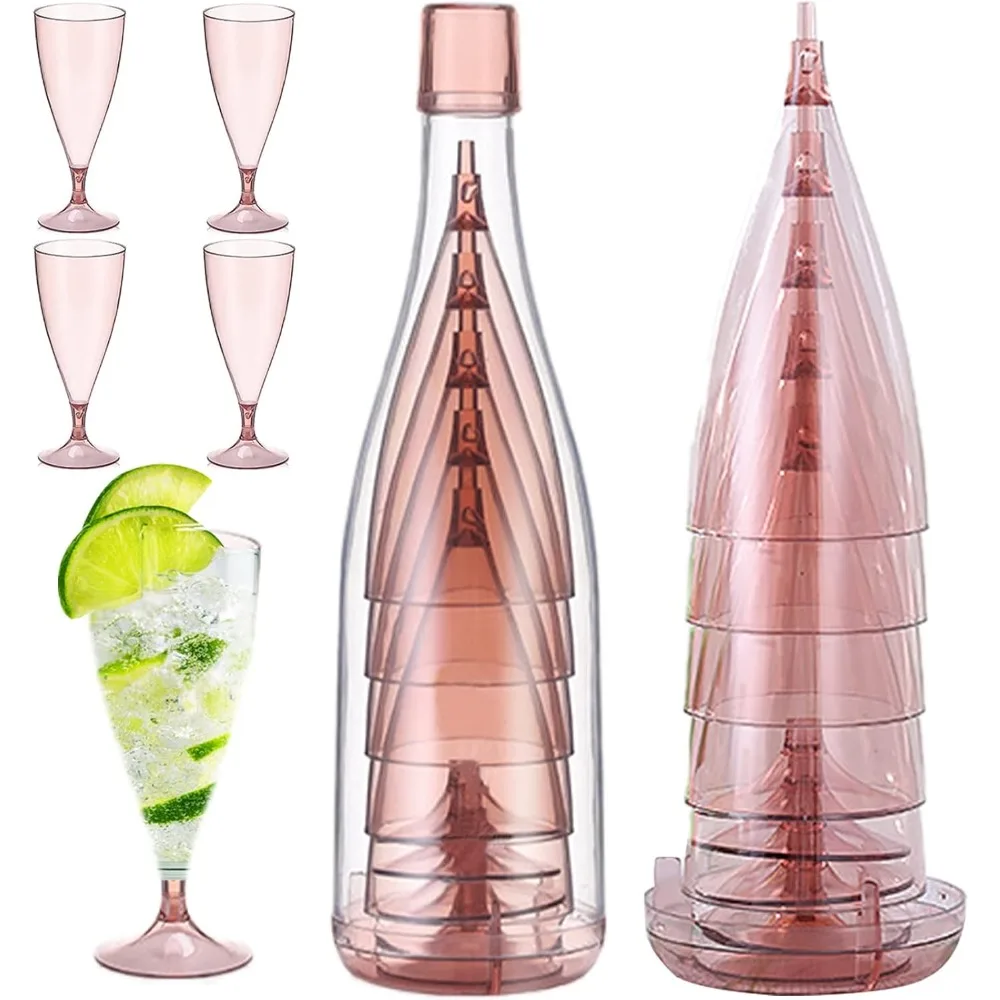 Set Gelas Anggur Plastik Lipat - Glass Container Set ulasan dan harga
