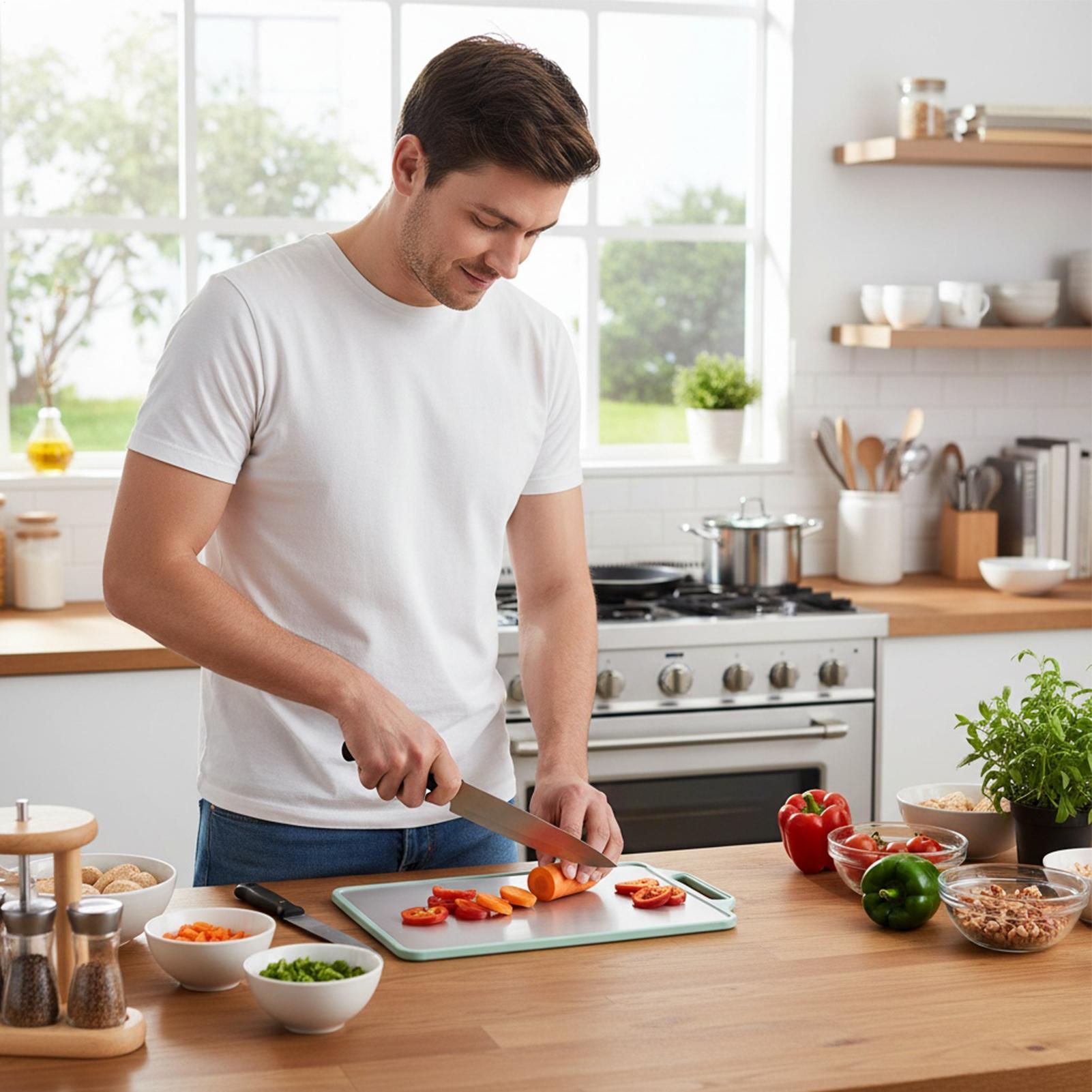 Talenan Dua Sisi dengan Pegang - Meal Prep Format ulasan dan harga