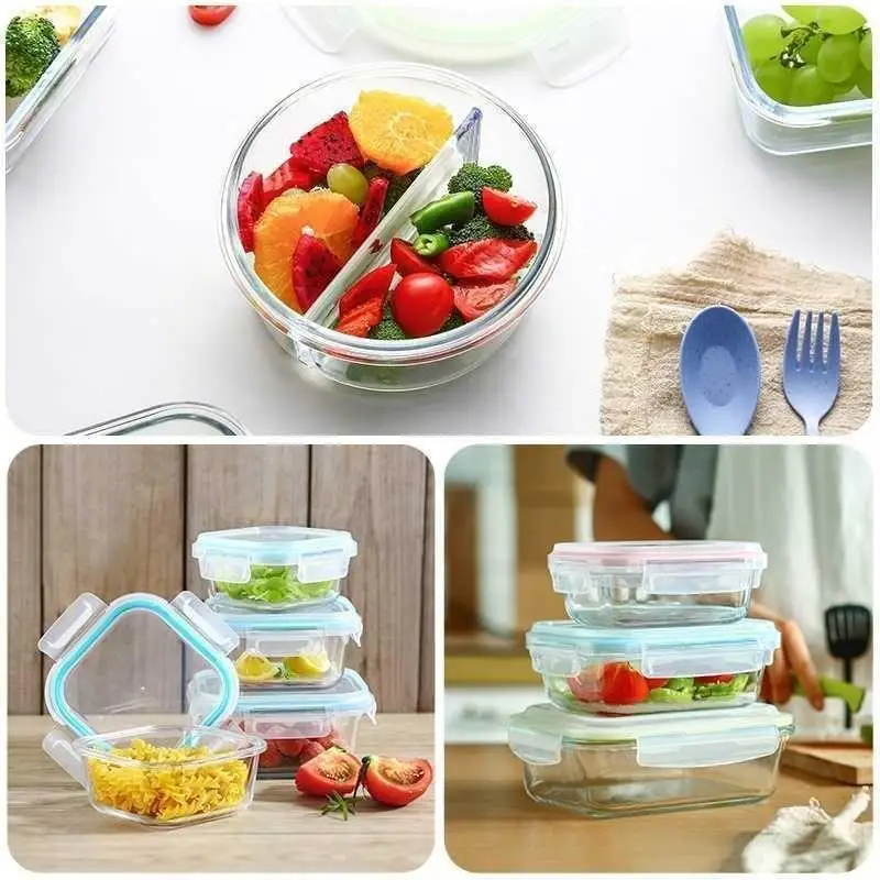Kotak Makan Siang Pyrex Aman u - Glass Container Set ulasan dan harga