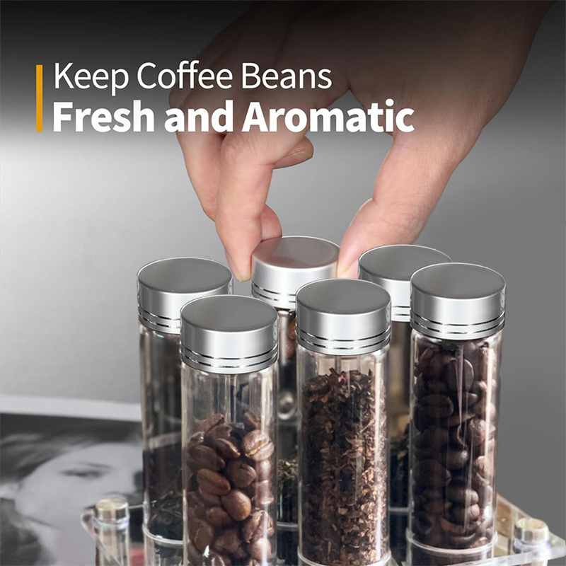 Wadah Penyimpanan Biji Kopi Ra - Glass Container Set ulasan dan harga
