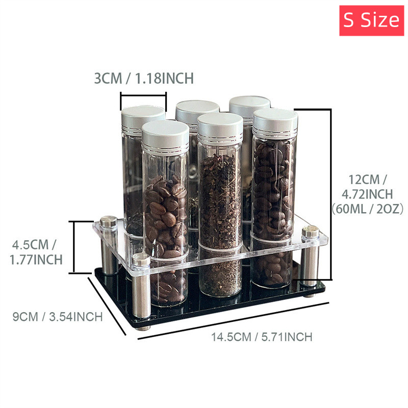 Wadah Penyimpanan Biji Kopi Ra - Glass Container Set ulasan dan harga